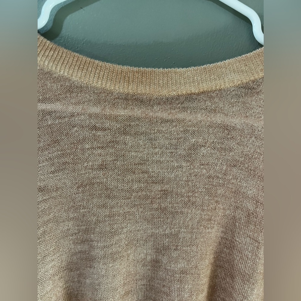 (Nude) Knitwear Hand dyed Cashmere
Silk Wool Sweater Tunic size 38 rare! - Picture 5 of 9
